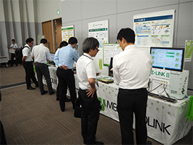 Exhibition area at Osaka